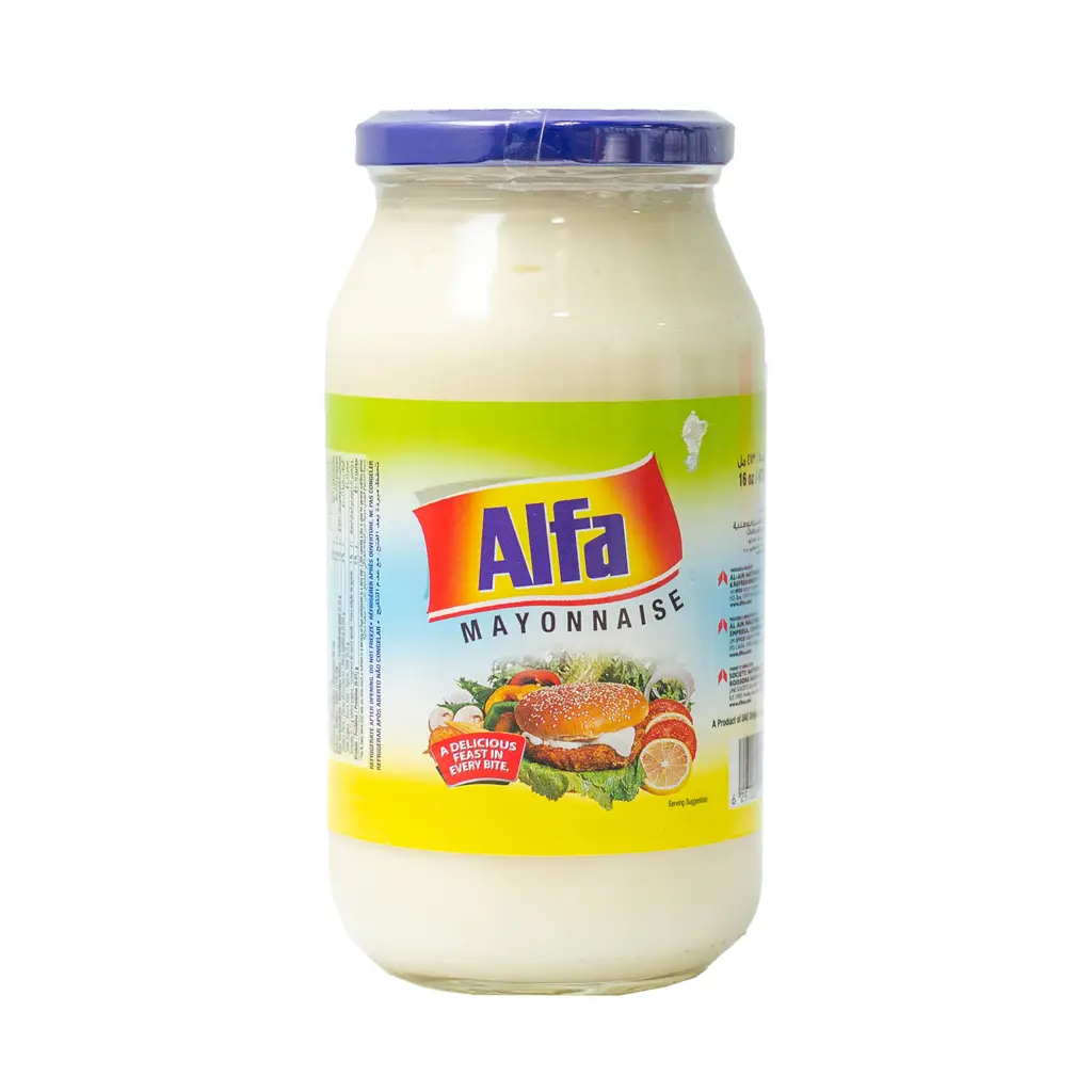 Alfa Mayonnaise Medium 16oz Bot
