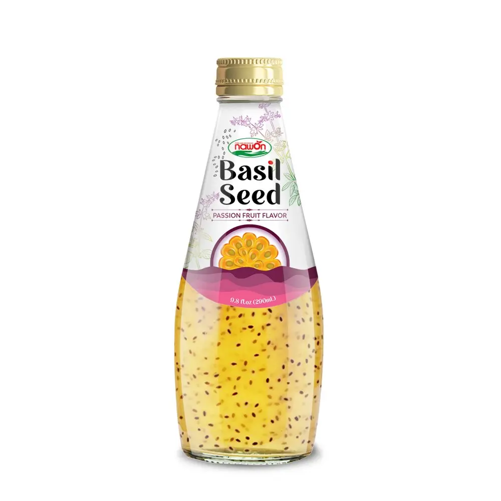 Nawon Basil Seed Drink Passion Fruit 290ml