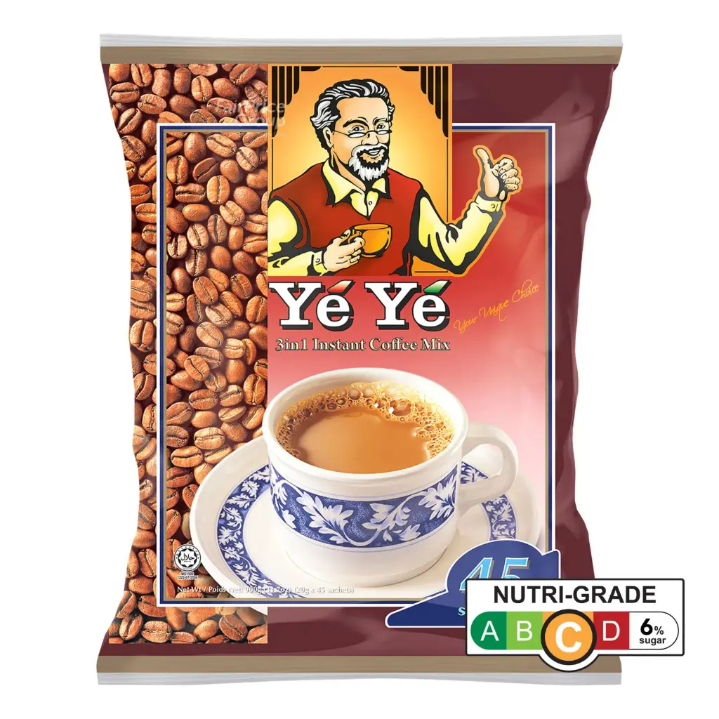Ye Ye 3 in 1 coffee mix 20g (50s pack)