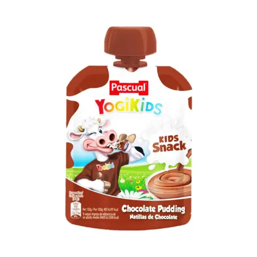 PASCUAL YOGIKIDS CHOCOLATE PUDDING POUCH 80G